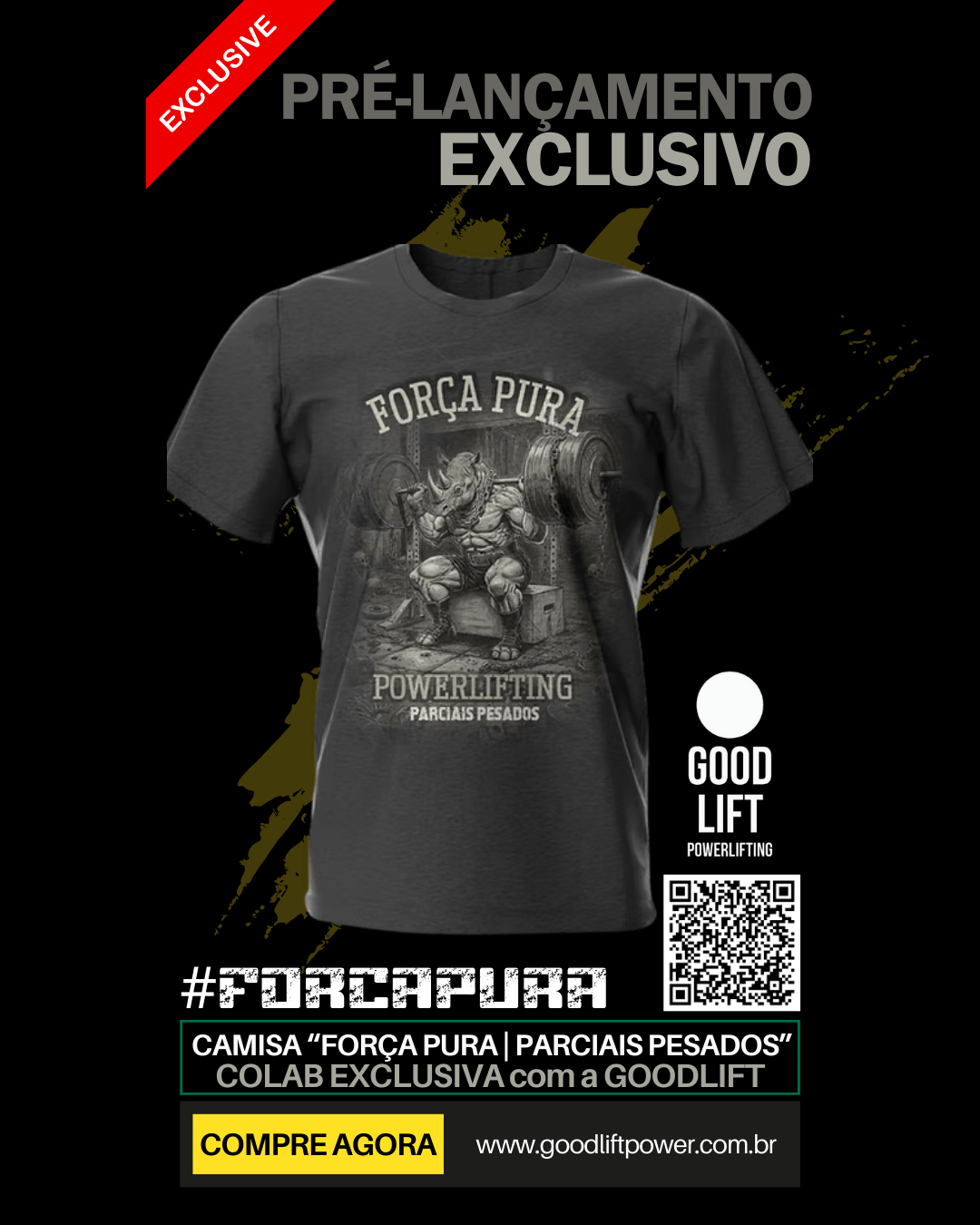 Camiseta Força Pura